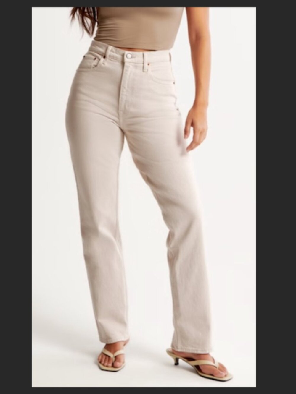 Abercrombie A&F 90s Straight Ultra High Rise